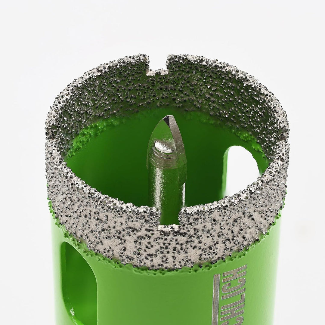 Diamant Fliesenbohrer Set 6-65mm - Diamantbohrer Lochsäge mit Dreikantschaft für Fliesen Porzellan K