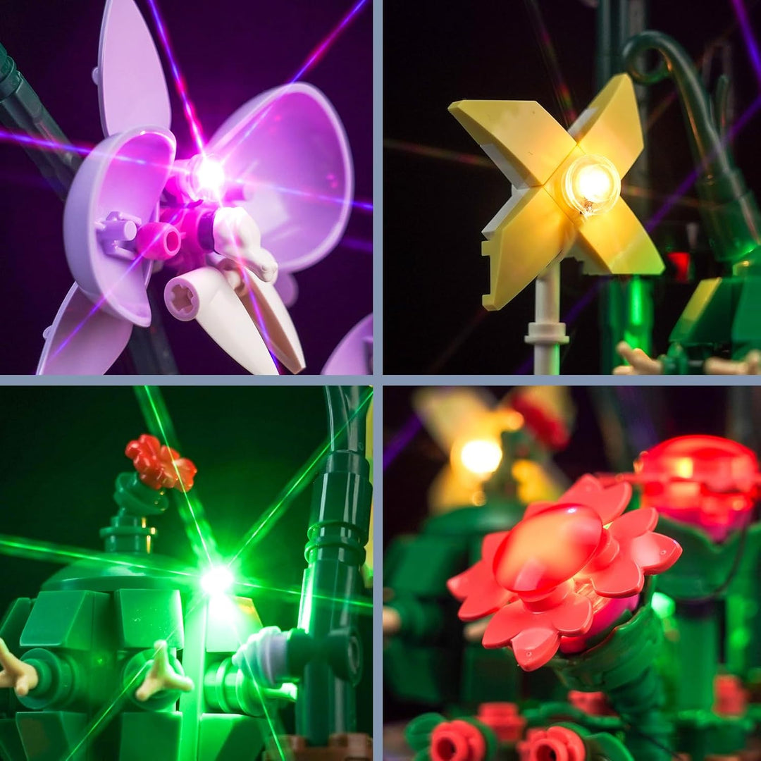 Led Licht Set für Lego Disney Encanto Isabelas Blumentopf (Kein Lego), Dekorationsbeleuchtungsset fü