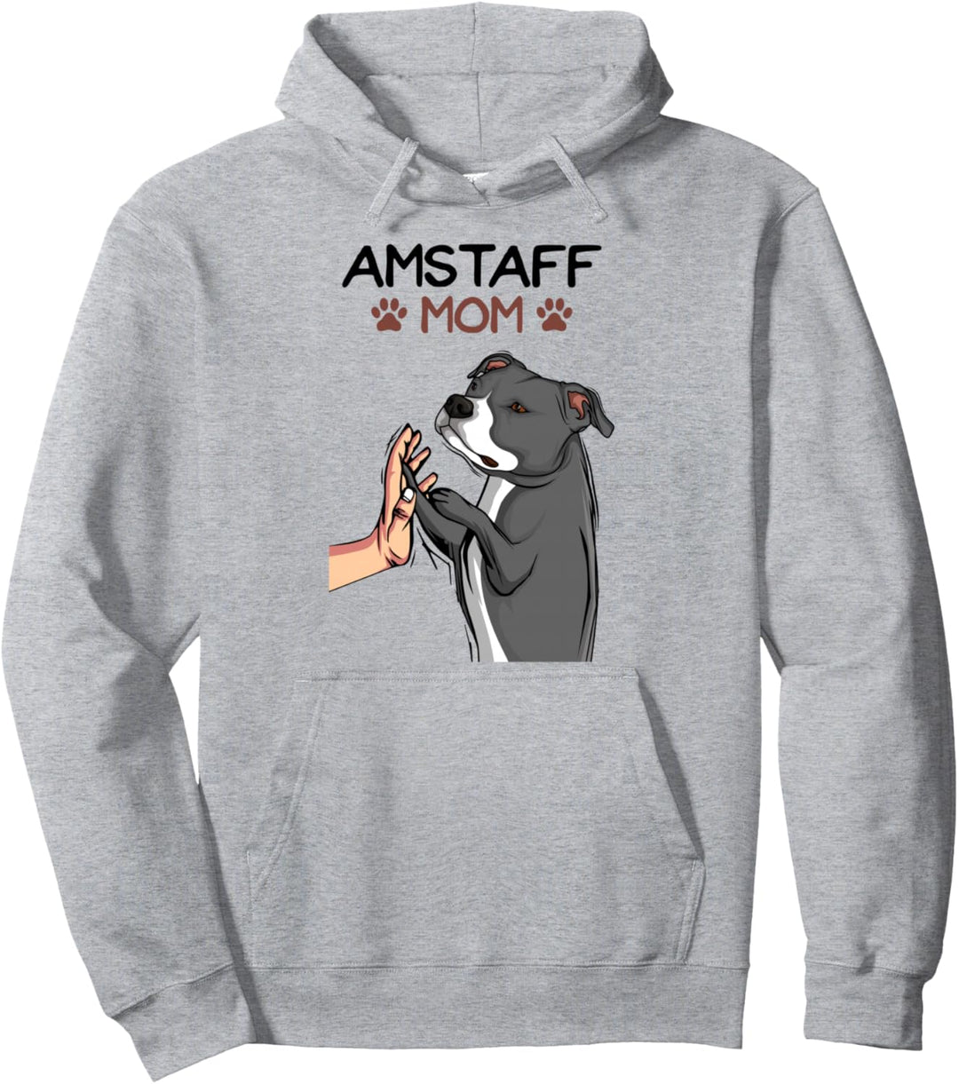 American Staffordshire Terrier Mama Amstaff Hunde Pullover Hoodie