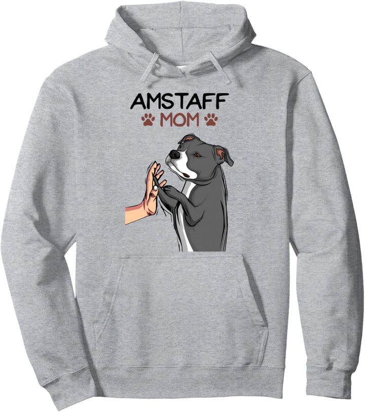 American Staffordshire Terrier Mama Amstaff Hunde Pullover Hoodie
