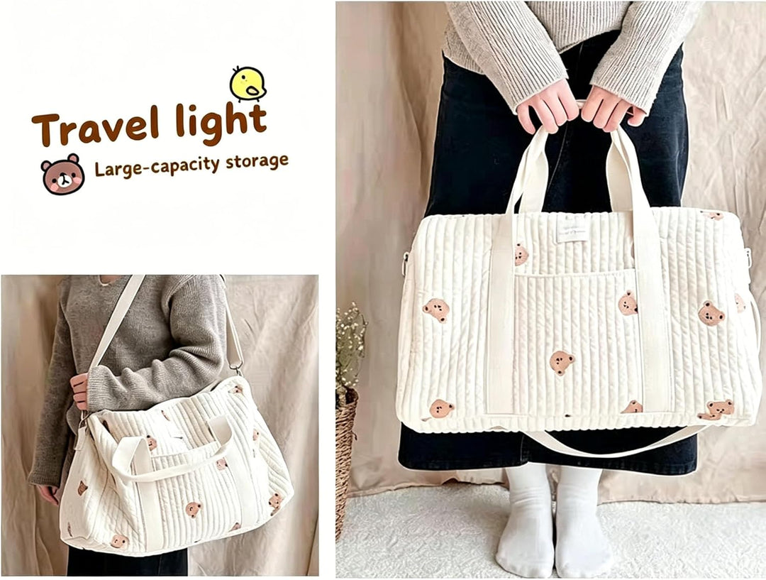 DAHI Wickeltasche Schultertasche Leicht Gepolstert Baby Wickeltasche Grosse Multifunktionale Reiseta