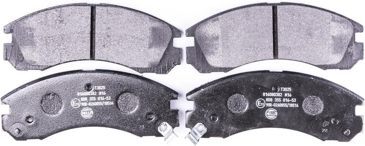 HELLA PAGID 8DB 355 016-531 Bremsbelagsatz - T3025 - Dicke/Stärke: 15.7mm - Bremssystem: Akebono - m