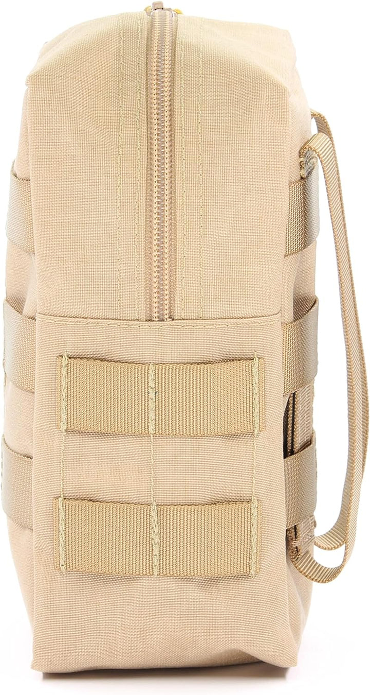 Zentauron Reissverschlusstasche Small mit MOLLE-System I BW-Tasche, Rucksack Zusatztasche aus Cordur