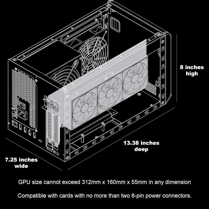 SoNNeT eGFX Breakaway Box 750ex (One FHFD x16 Graka Slot) GPU-750WEX-TB3
