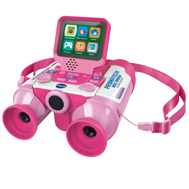 VTech - Multimedia-Fernglas Natur und Abenteuer, Fernglas für Kinder mit Kamera, Fotos und Videos, N