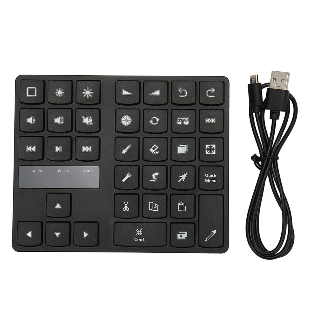 Annadue Bluetooth Tastatur für Procreate Video Fotobearbeitungs Controller,Ergonomische Tastenkombin