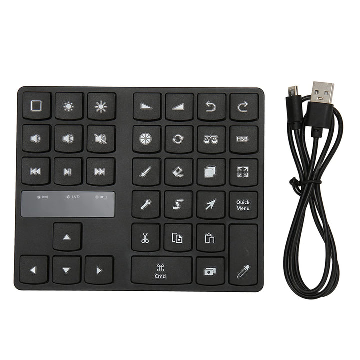 Annadue Bluetooth Tastatur für Procreate Video Fotobearbeitungs Controller,Ergonomische Tastenkombin