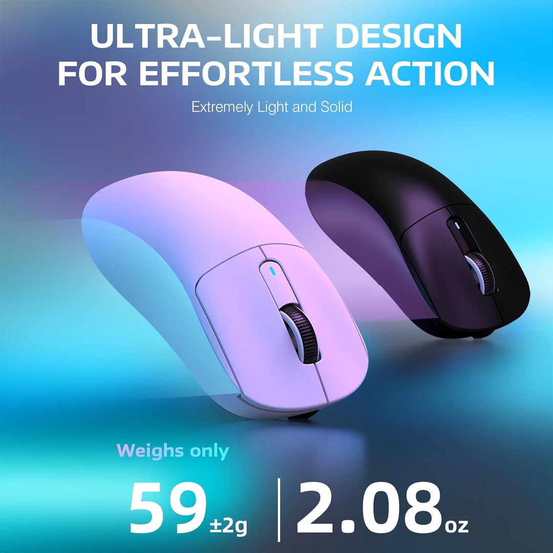 VGN Game Power Attack Shark X3PRO 59g Superlight Kabellose Gaming-Maus Esports, 4K/8KHz Abfragerate,