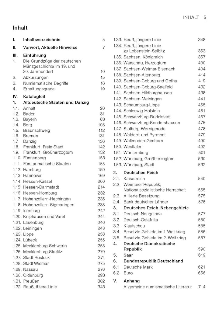 Grosser deutscher Münzkatalog: von 1800 bis heute, Gebundenes Buch