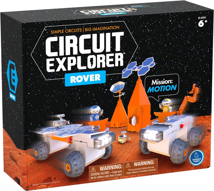 Learning Resources Rover für Schaltkreis-Entdecker, wissenschaftliches MINT-Spielzeug, ab 6 Jahren,