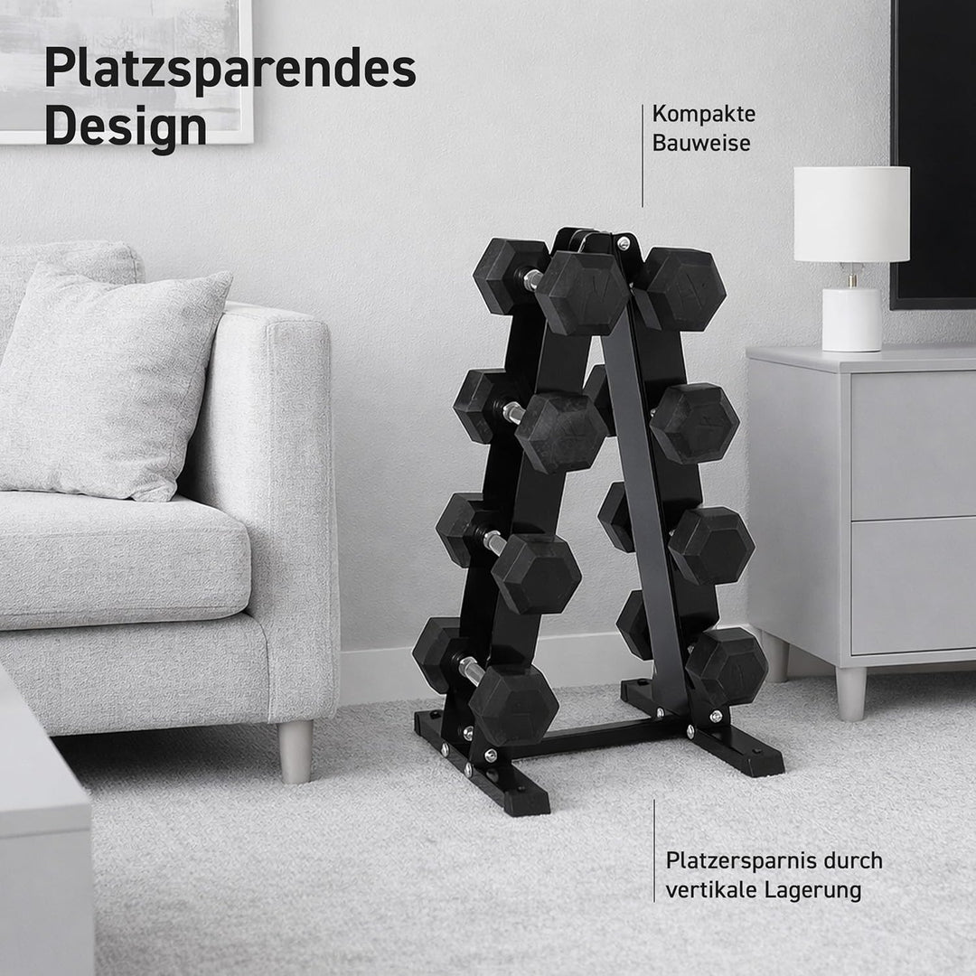 Kurzhantel Rack mit 300kg Belastbarkeit Hantelständer