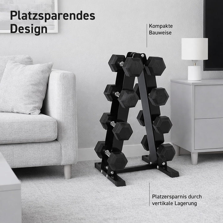 Kurzhantel Rack mit 300kg Belastbarkeit Hantelständer