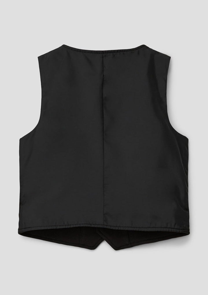 Festliche Weste aus Jersey 110 Schwarz, 110 Schwarz