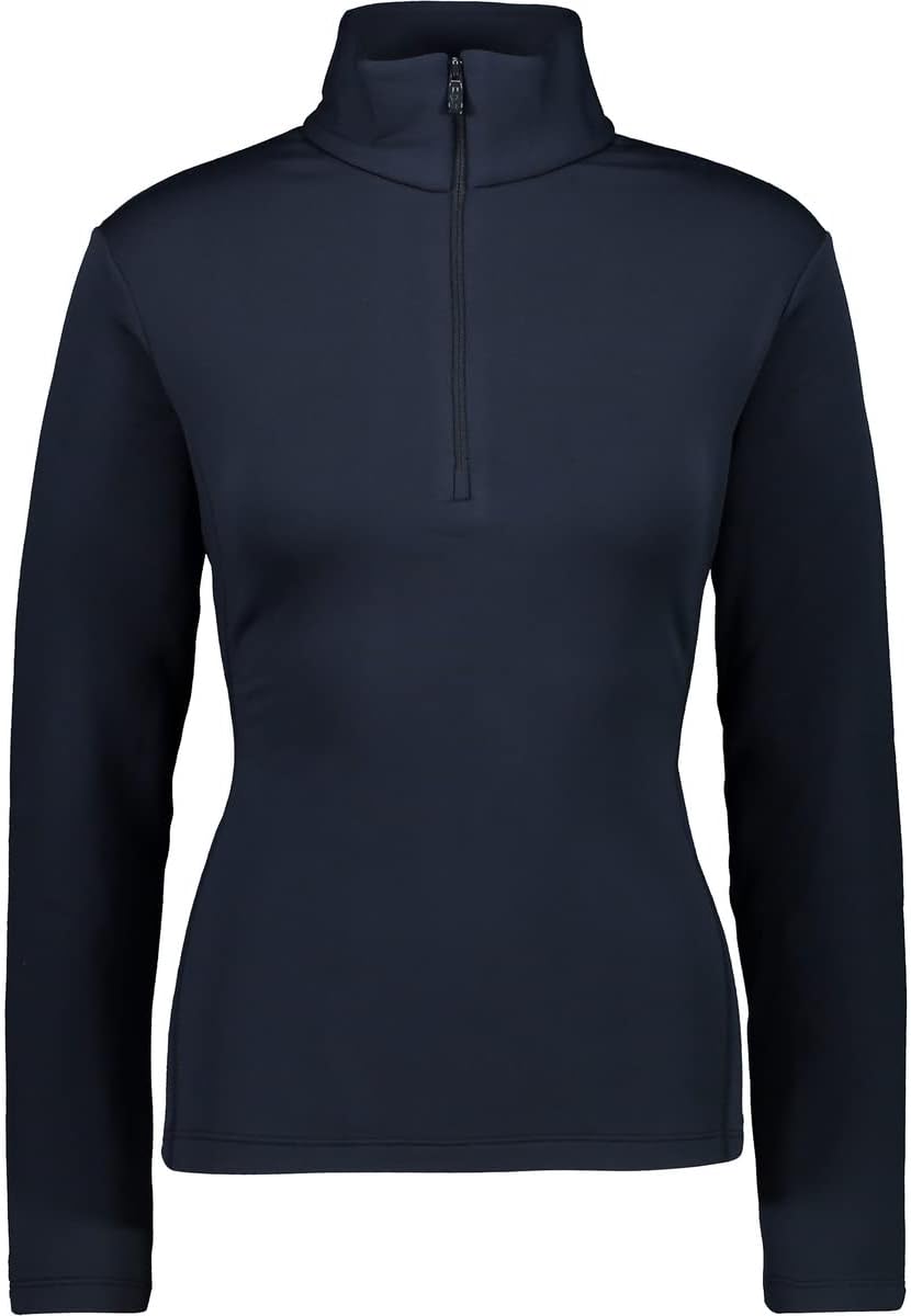 CMP Damen Fleece und Funktionsshirt Fleeceshirt 40 Schwarz Blau, 40 Schwarz Blau