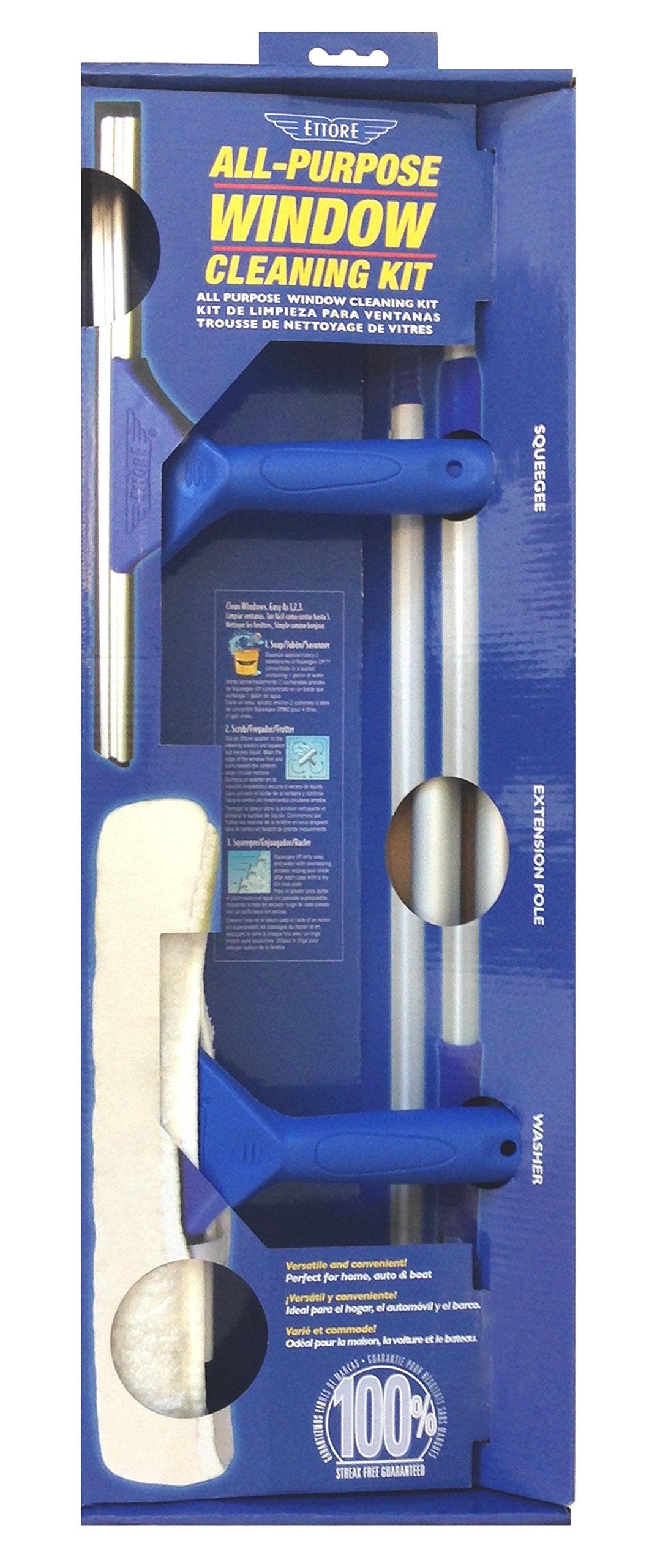 Ettore 17050 Fensterreinigung, blau, 2