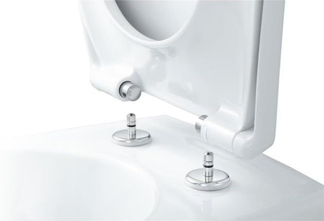 Ritzer WC-Sitz für Geberit iCon | Absenkautomatik & QuickRelease-Scharnieren | Duroplast mit Edelsta