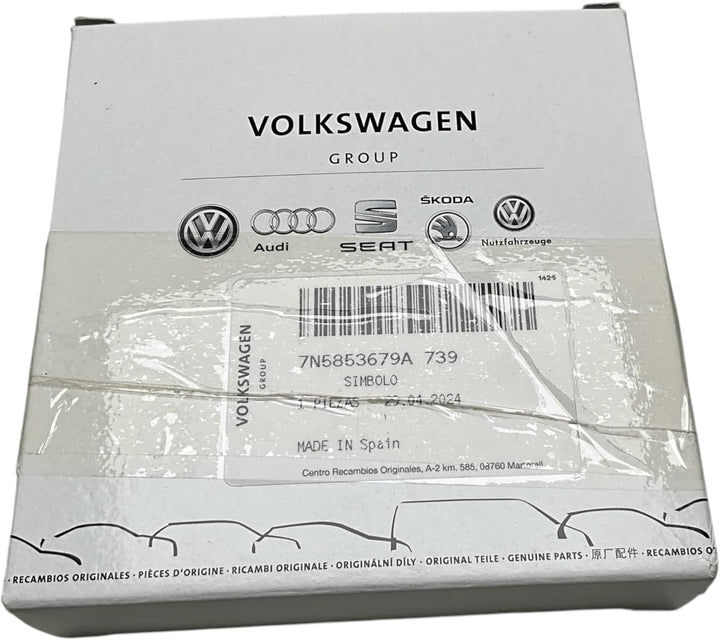 Seat 7N5853679A739 Emblem vorn Seat Zeichen Kühlergrill Logo Chrom