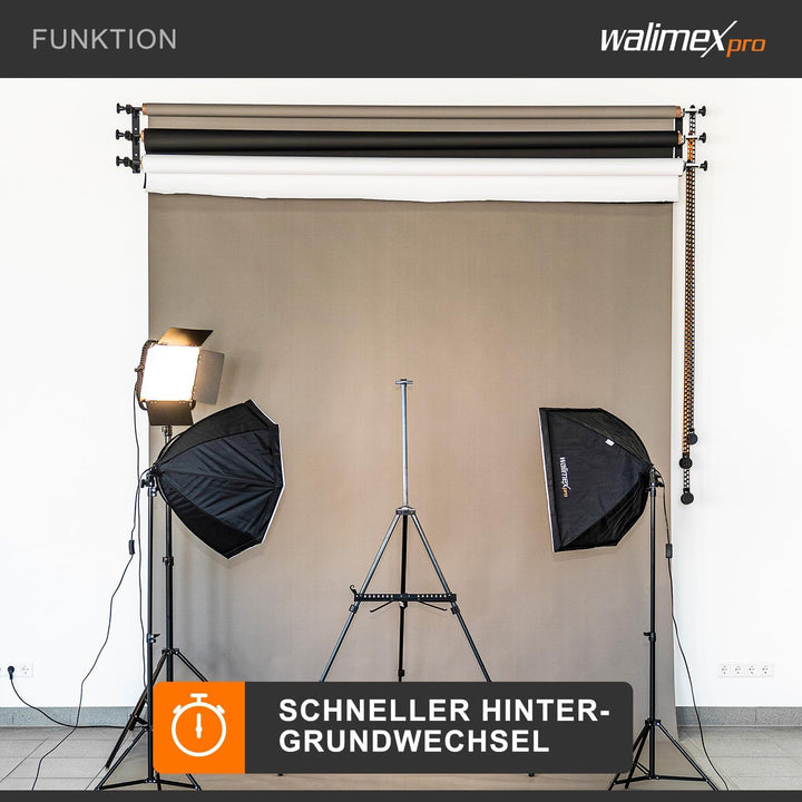 Walimex 3-fach Hintergrund haken (2er Set) nur Haken, nur Haken