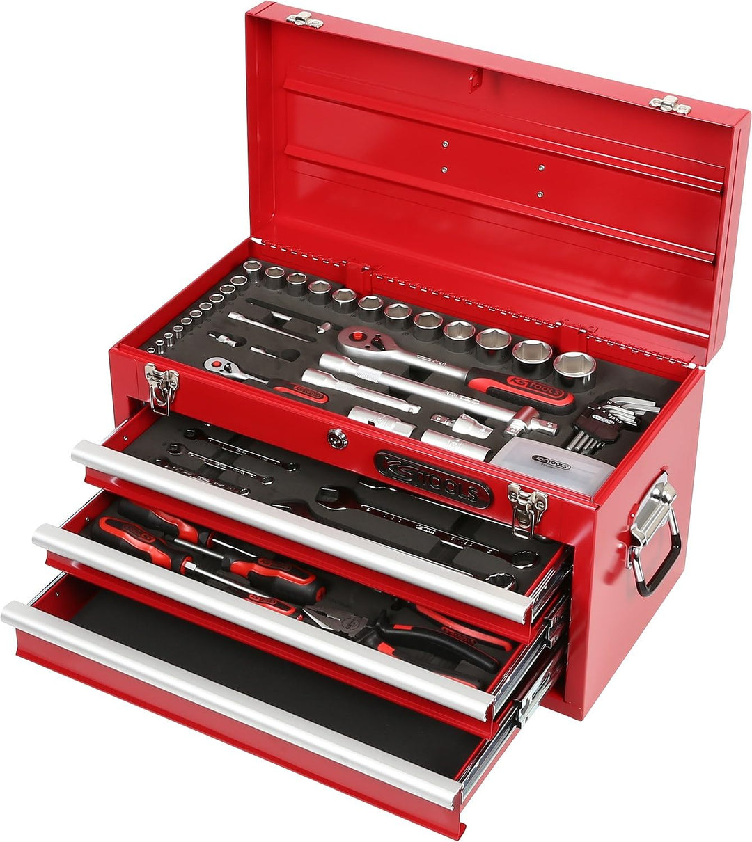 KS Tools 911.0100 1/4"+1/2" Werkzeug-Satz, 100-tlg.