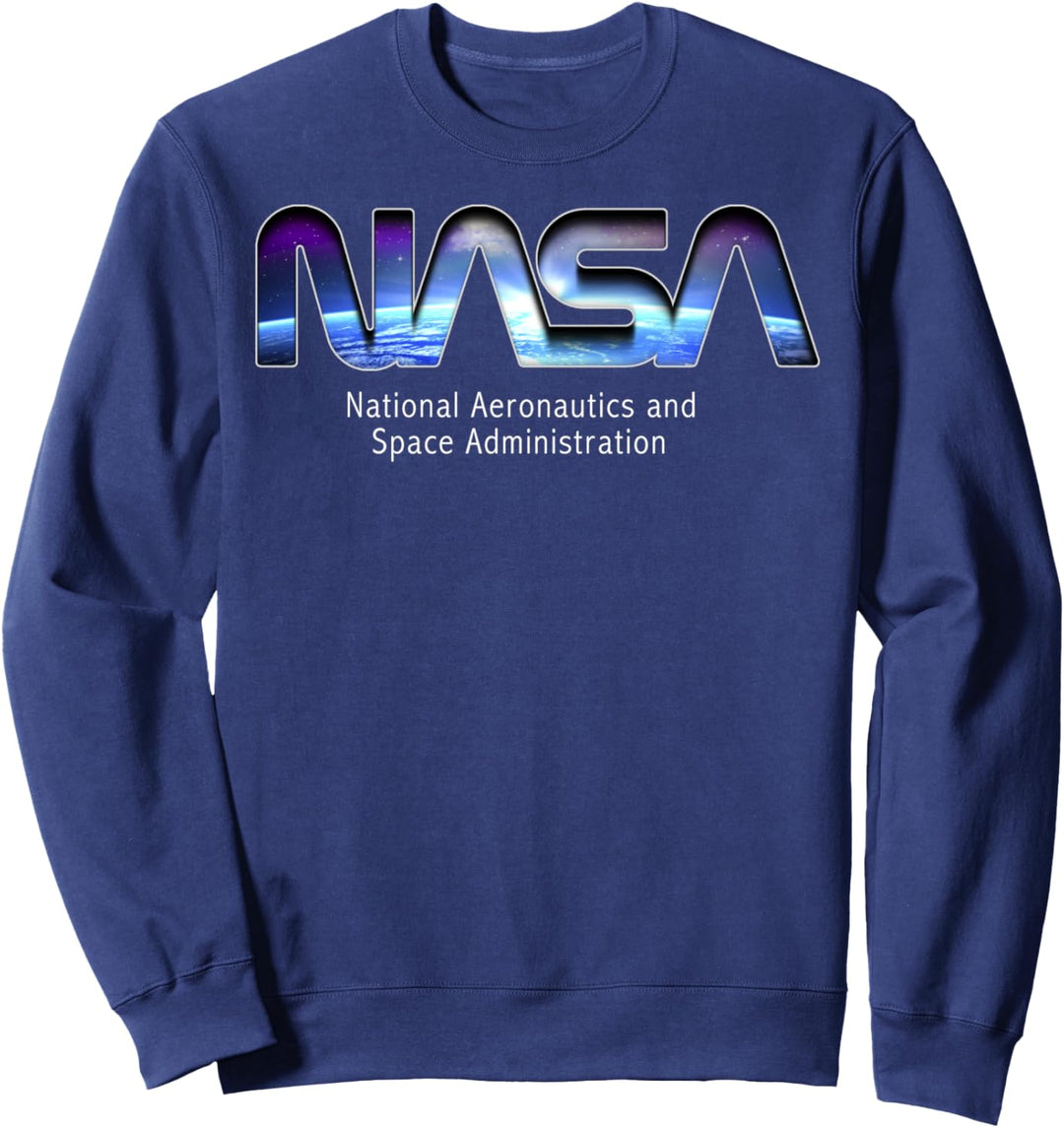 NASA Earth Space Logo Fill Sweatshirt