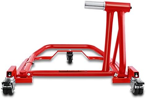 ConStands - Motorrad Montageständer für Ducati Multistrada 1200 10-17 Single Mover Rot hinten inkl.