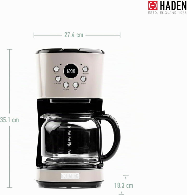 HADEN Dorset Kaffemaschine Putty 1.8 l, beige