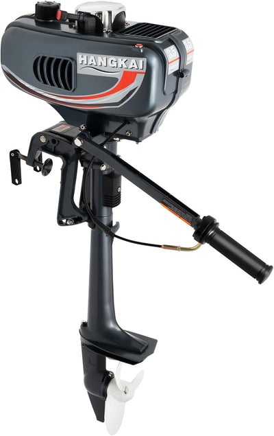 soudesileim 3.5 Ps 2 Takt Benzin Aussenbordmotor, Bootsmotor Wasserkühlung CDI, Geringer Kraftstoffv