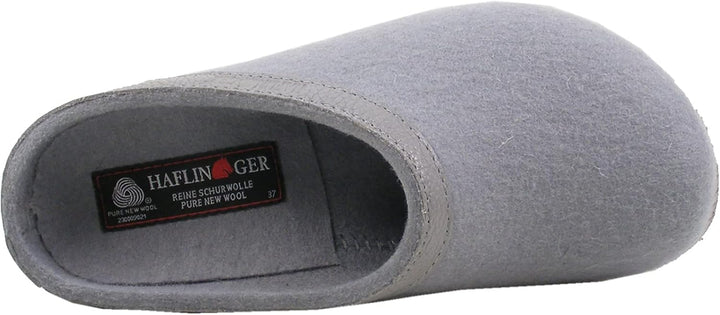 HAFLINGER Grizzly Torben 713001 Damen Herren Hausschuhe Pantoffeln Wolle 41 EU Grau, 41 EU Grau