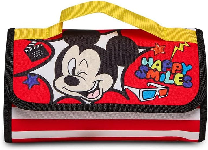 Seven Federmäppchen, Mäppchen, mehrfarbig, Federtasche für Schreibwaren, Etui mit Filz- und Buntstif