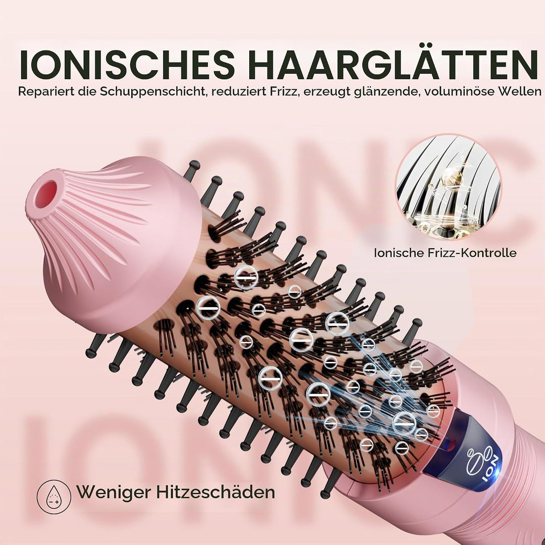 Thermobürste, MINI Thermal Brush, 27mm Heisse Bürste für Blowout-Effekt, Tourmalin-Keramik-Ion-Locke