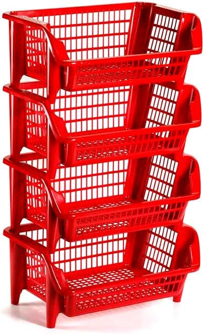Magic Korb Milleusi 54 x 38 x 24 cm Pro Rot, Rot