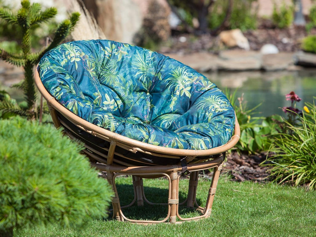 PillowPrim Polster für Papasansessel, Auflage, Ersatzpolster Papasan D 114 cm, Bodenkissen gepolster