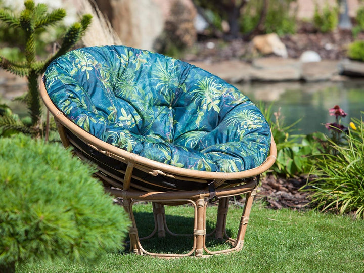 PillowPrim Polster für Papasansessel, Auflage, Ersatzpolster Papasan D 114 cm, Bodenkissen gepolster