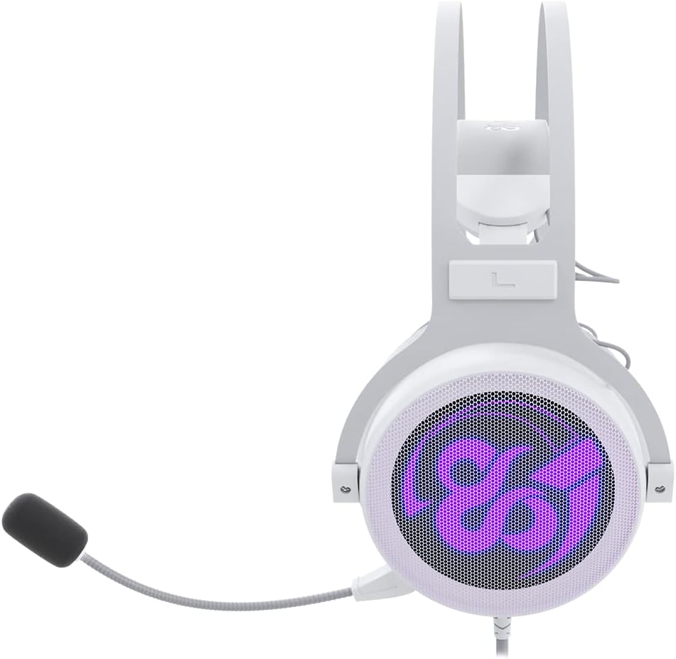 Newskill Kimera V2 Ivory 7.1 Gaming-Kopfhörer kompatibel mit PC und PS4 in weiss Ivory weiss, Ivory