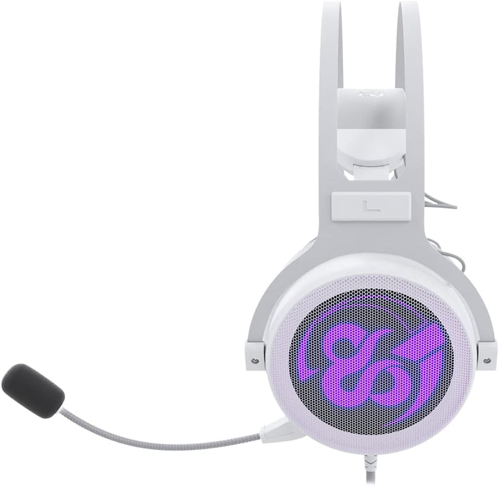 Newskill Kimera V2 Ivory 7.1 Gaming-Kopfhörer kompatibel mit PC und PS4 in weiss Ivory weiss, Ivory