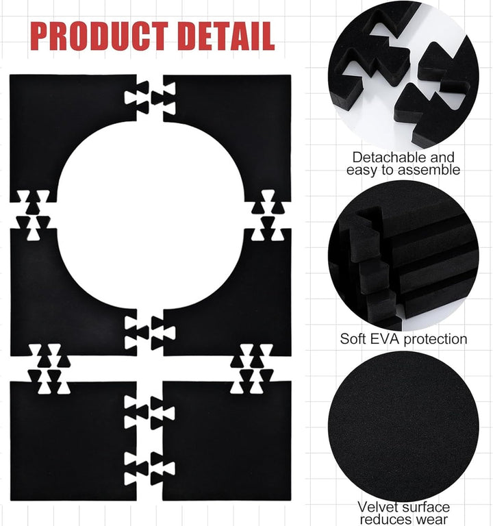 Generisch Dartboard-Wandschutz,Dart Catchring Surround,Dartscheibe Schutzring | Dartboard-Rückwand-W