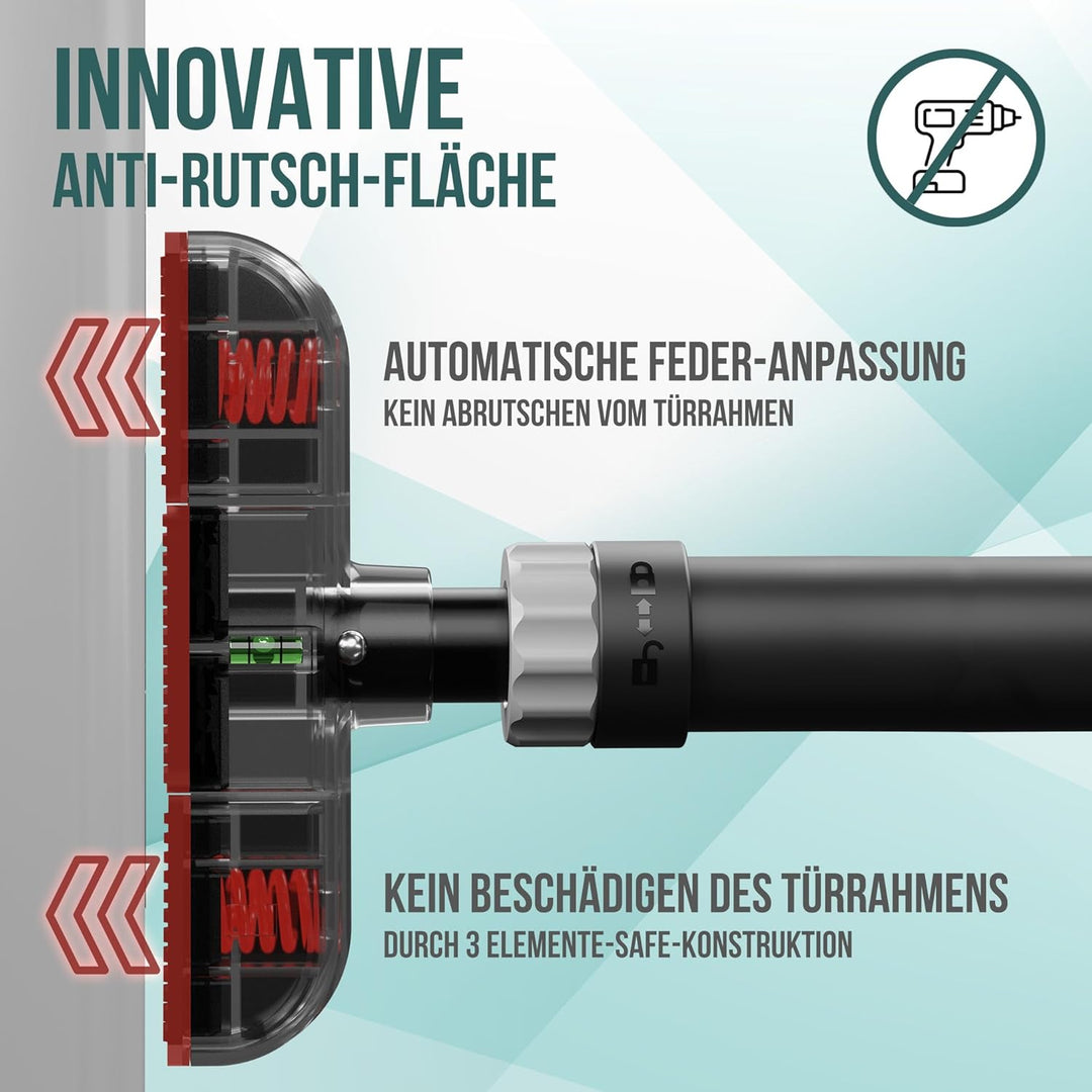 PULLUP & DIP - Klimmzugstange Türrahmen ohne Schrauben und Bohren Pull Up Bar Door Stange Türrahmen