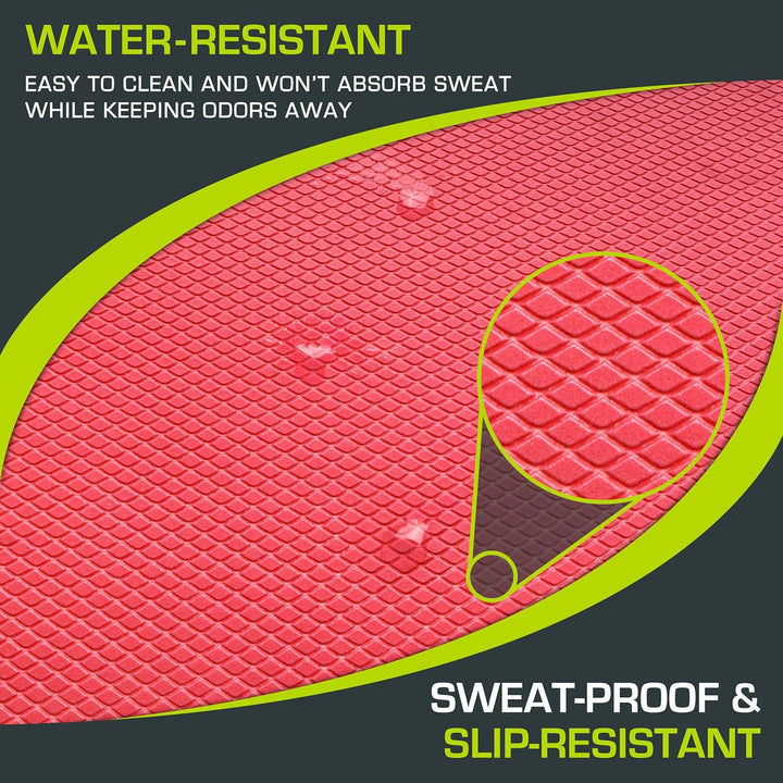 ProsourceFit Übung Balance Pad - Rutschfeste gepolsterte Schaumstoffmatte & Knieschoner für Fitness