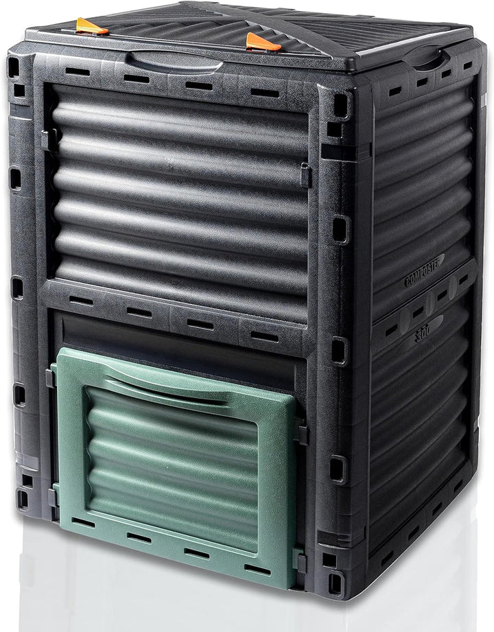 Schauer Gartenkomposter 300 Liter Kunststoff Schnellkomposter Thermokomposter Kompost Abfall Box Kom