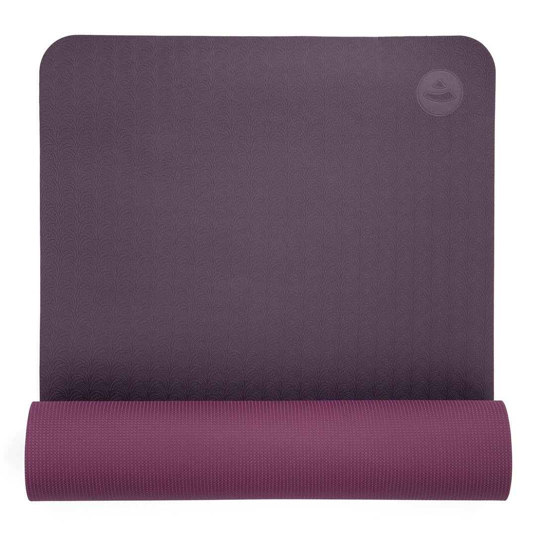 Bodhi Yogamatte Lotus PRO, auch für Gymnastik, Pilates und Fitness, weiche und rutschfeste TPE Matte