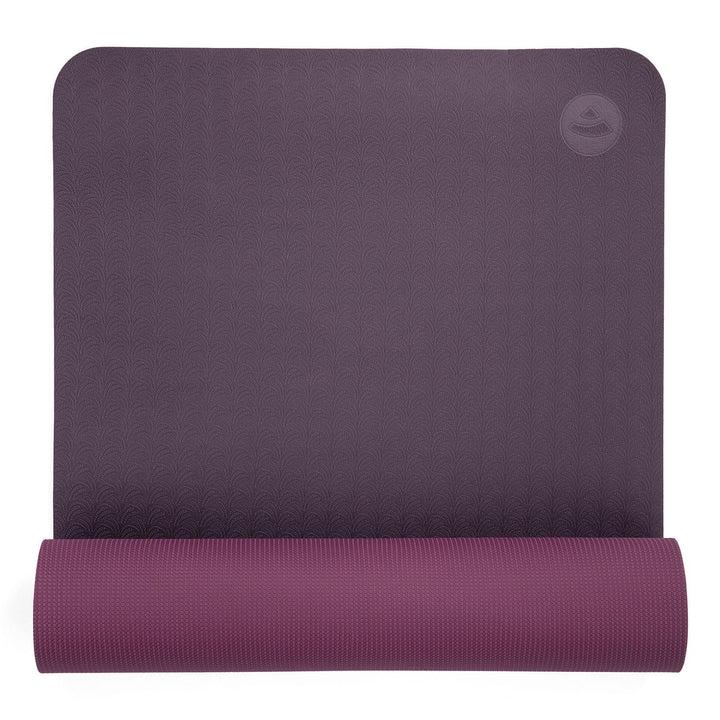 Bodhi Yogamatte Lotus PRO, auch für Gymnastik, Pilates und Fitness, weiche und rutschfeste TPE Matte