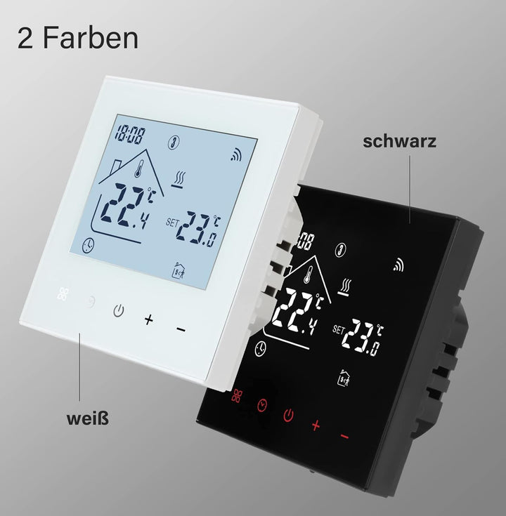 Beok Thermostat Heizung Smart WLAN Thermostate Für Kesselheizung Programmierbarer Raumthermostat Fus