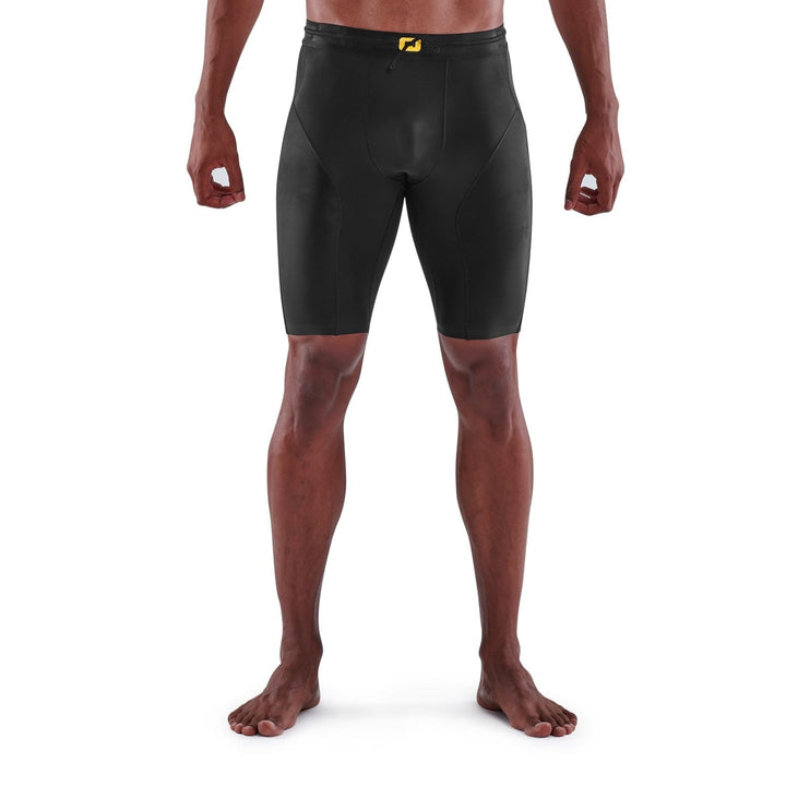 Skins Series-5 Half Tights Herren schwarz Grösse M 2022 Laufsport Shorts