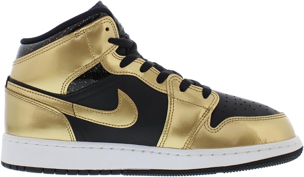 Nike Herren 524640 001 Schwarz Metallic Gold Weiss 36 EU, Schwarz Metallic Gold Weiss 36 EU