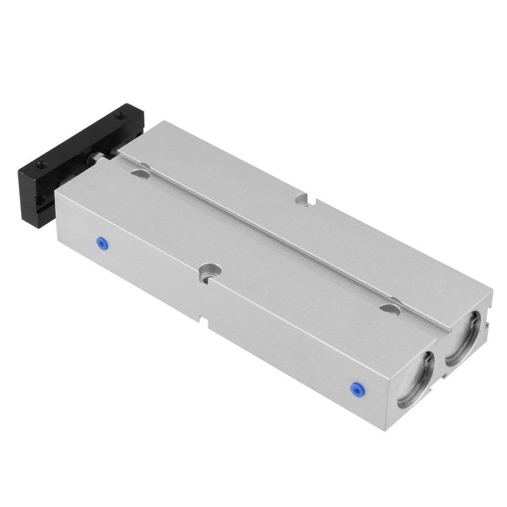 20mm Bohrung 100mm Hub Doppelstange Doppeltwirkend Hochwertiger pneumatischer Luftzylinder aus Alumi
