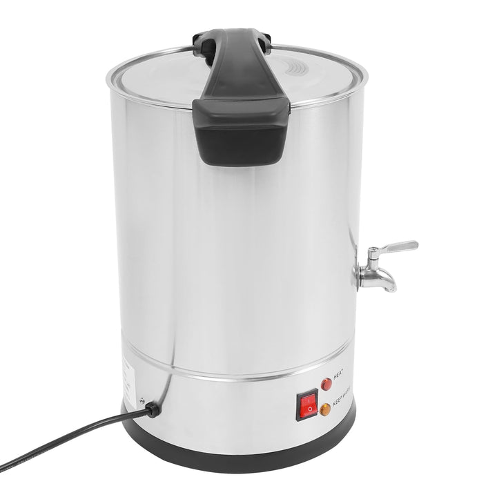Cutycaty 8L/10L/12L/15L Wachsschmelzer für Kerzen 1800W Elektrischer Wachsschmelzofen aus Edelstahl