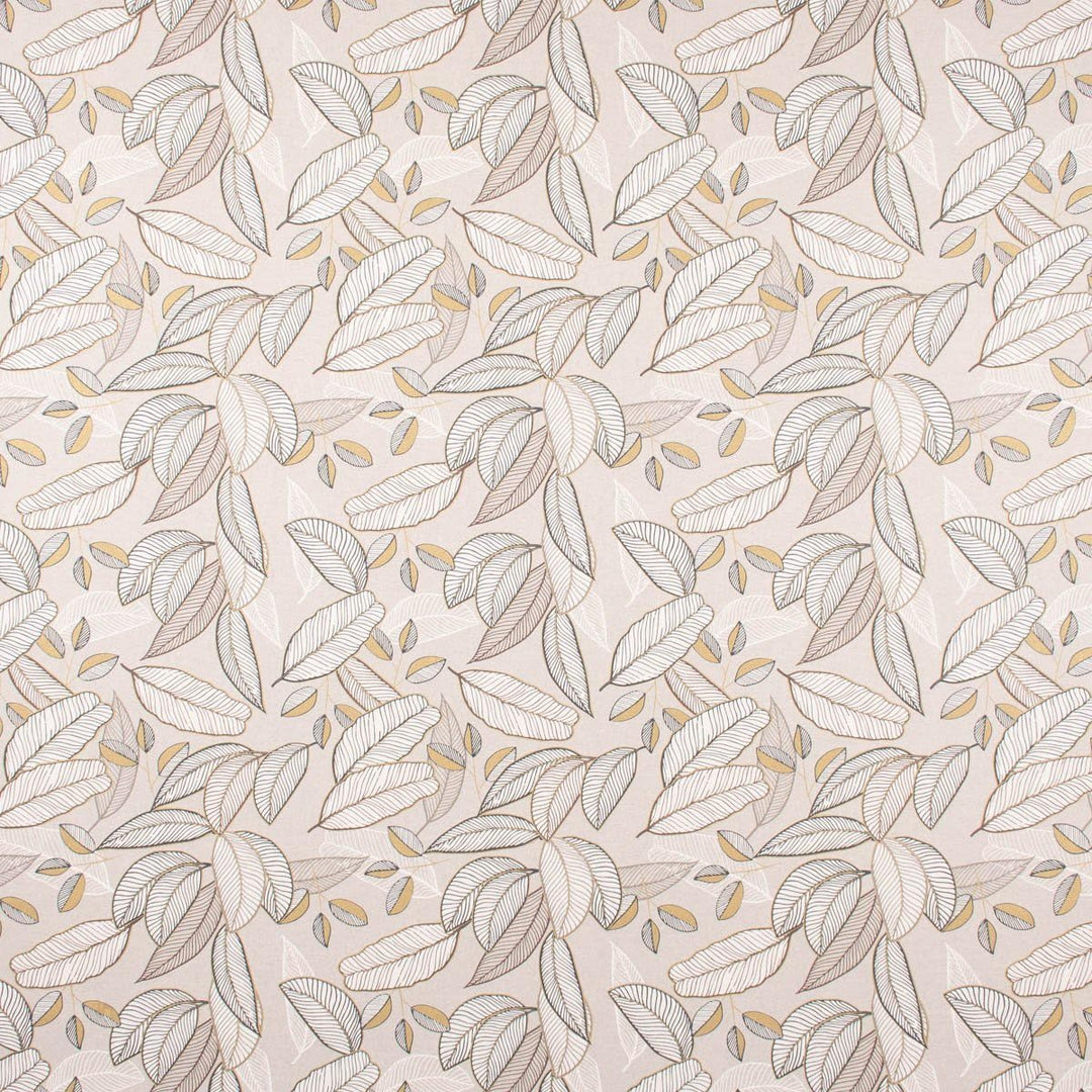 SCHÖNER LEBEN. Zugluftstopper Neflier Blätter abstrakt Natur Gold, Auswahl:130cm Länge ca. 130x15x15