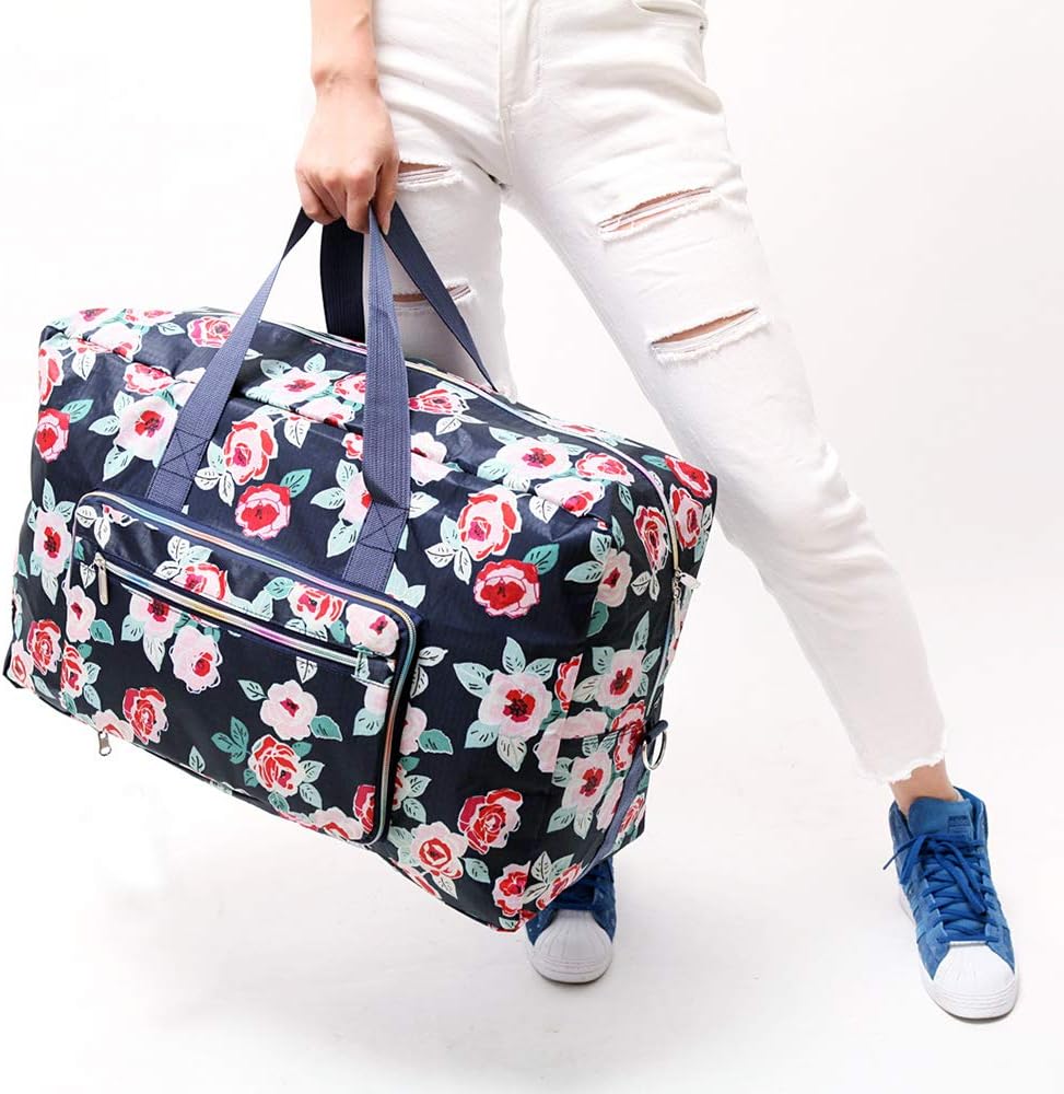 Arxus Grosse Faltbare Reisetasche Tragen Sie die Reisetasche am Wochenende über dem Gepäck mit Schul