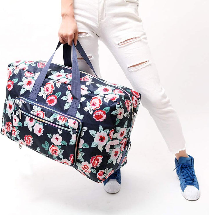 Arxus Grosse Faltbare Reisetasche Tragen Sie die Reisetasche am Wochenende über dem Gepäck mit Schul