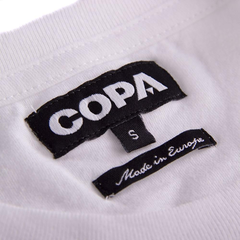 COPA Herren Box Logo T-Shirt mit Rundhalsausschnitt, weiss, M